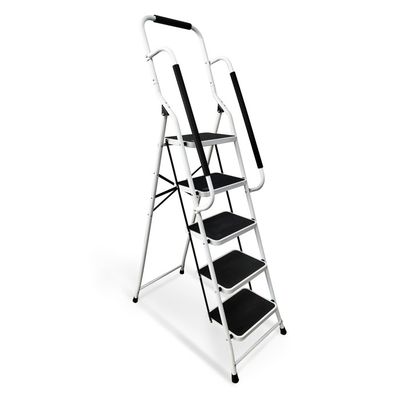 Escabeau Pliable en Aluminium Léger – 5 Marches Multi-Usage et Portable