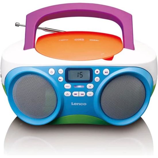 Lecteur CD Karaoké Pour Enfants Lenco SCD-620 | Radio FM, Micro Inclus, Portable