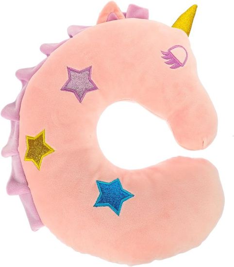 Oreiller Animal En U, Oreiller De Voyage En Coton PP Doux En Forme De U, Repose-tête De Voiture, Jouet Coussin Pour Le Cou, Oreiller De Soutien Du Menton(Chat