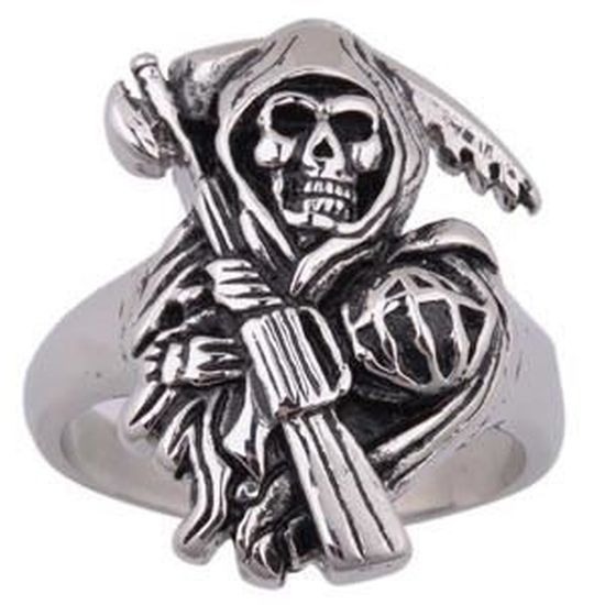 Bague faucheuse Son Of Anarchy en acier Achat Vente bague