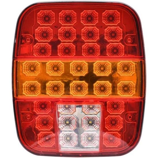 Kit De 2 Feux Clignotants LED Arrière Pour Voiture/remorque - 12V/24V, 15 LED, Universel, Neuf Sous Emballage