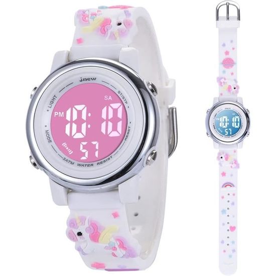 Montre Enfant Garcon Digital,Montre Sport Etanchéité Numérique-Analogique Pour Enfants,Bleu