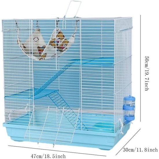 Picture of Cage pour Hamster Grand Hamster Nain Cage Habitats Petit Hamster ...