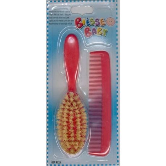 Brosse Soie Peigne Pour Bebe Cdiscount Puericulture Eveil Bebe