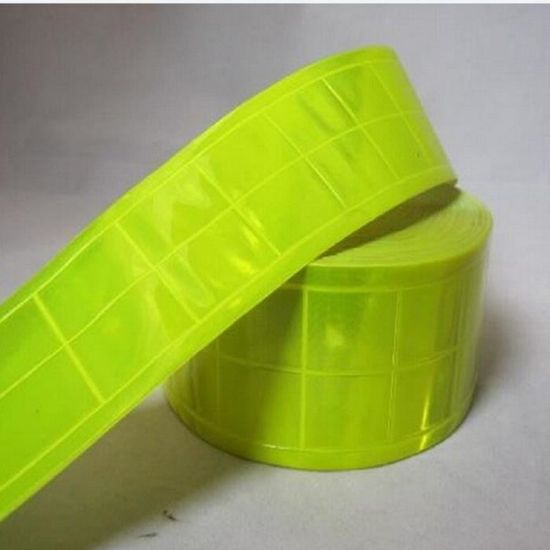 Ruban Auto-agrippant à Coudre 50mm Large - Jaune Fluo, Nylon, Non Adhésif, Pour Vêtements, Sacs, Bricolage