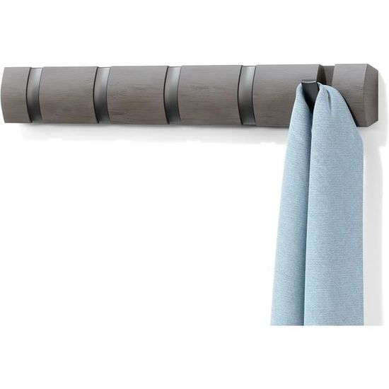 8 Supports à Foulards En Fer Antidérapants - Organisateur Écharpes Pour Placard - Cintre Métal Avec Revêtement Plastique - Gain De Place Assuré
