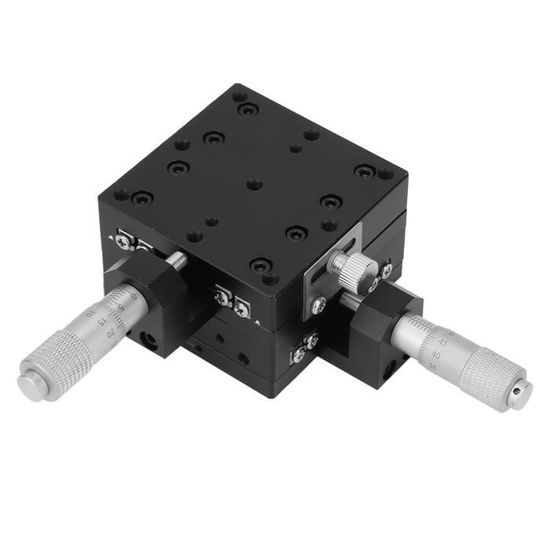 Table Coulissante X-Axes, Bouton Manuel De Scène Linéaire à Rainure En Queue D'aronde, Plate-forme De Coupe En Alliage D'aluminium à Réglage Fin Avec