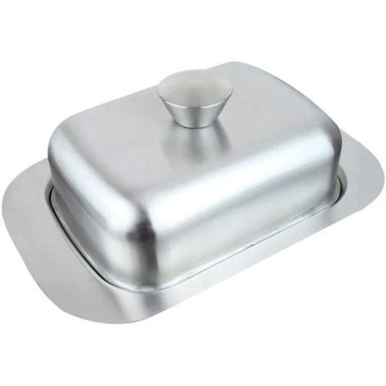 Beurrier Acier Inoxydable MIJOMA 250 G – Couvercle Hermétique – Élégant Et Pratique