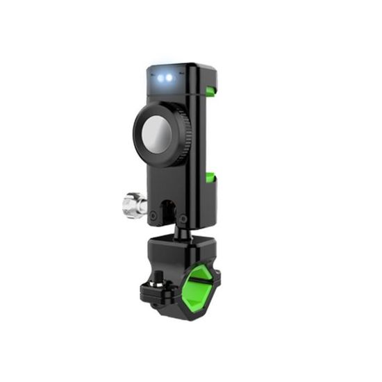 Support Vélo Pour Téléphone Avec Éclairage LED Et Charge USB - 4 En 1 Pour Cyclistes Aventuriers
