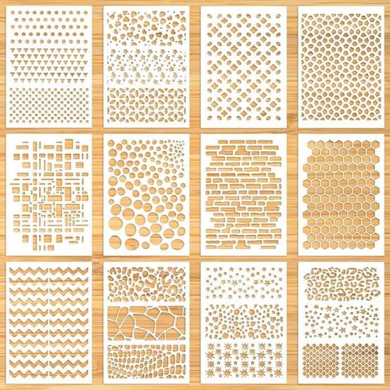 36 Pochoirs Halloween Réutilisables – 12,7x12,7 Cm, En PET, Pour Peinture, Sculpture Citrouille, Décoration DIY