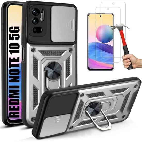 Coque En Gel Silicone Transparente Pour Xiaomi Note 14 5G - Avec Coins Renforcés Et 2 Verres Trempés Inclus - Neuf