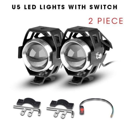 Phare Avant Moto Phares Auxiliaires À 9 LED Pour Feux Moto | FindTheDeal