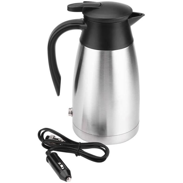 Bouilloire De Voyage 12V Pour Voiture, Allume-cigare, Camping, Grise, Neuve