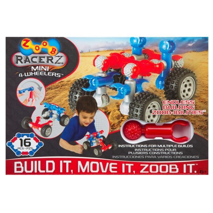 ALEX Le mini 4X4 RacerZ - 12 pièces de ZOOB - A partir de 6 ans