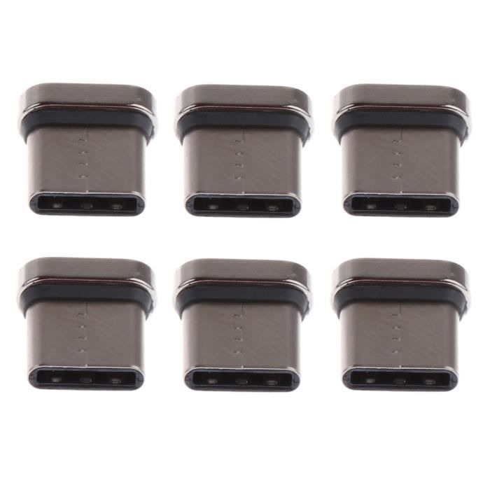 CHARGEUR GPS - ADAPTATEUR ALIMENTATION GPS Embouts magnétiques 6 pièces Connecteur USB type C