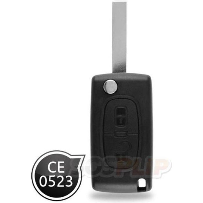 Coque télécommande pour clé C3 C4 Picasso CE0523