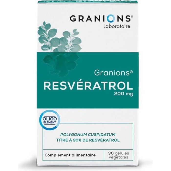 Granions Resvératrol 200mg 30 gélules