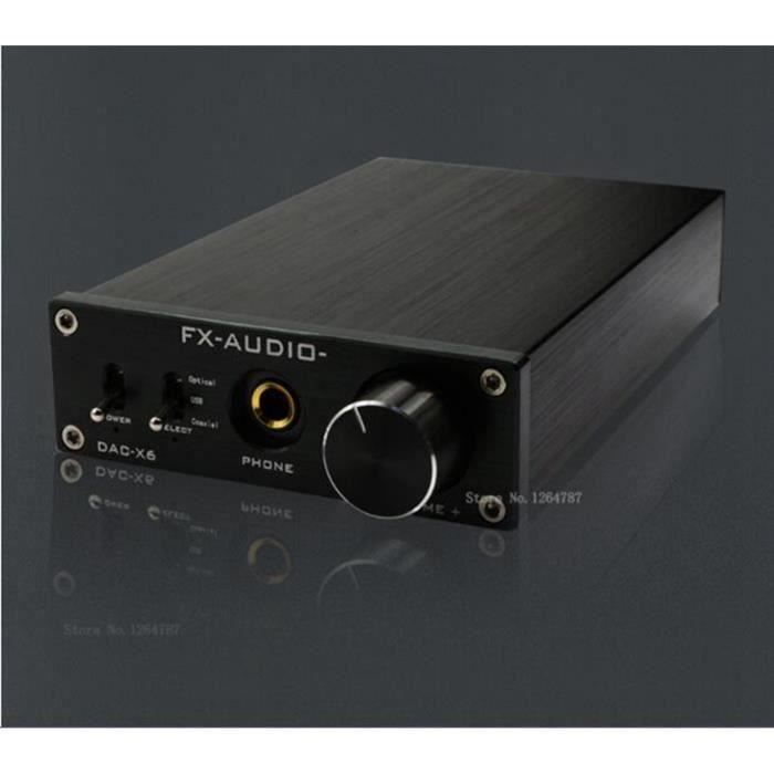 fx-audio ampli fièvre HiFi USB Fiber Coaxial Numérique Audio Décodeur DAC 24bit - 192 noir