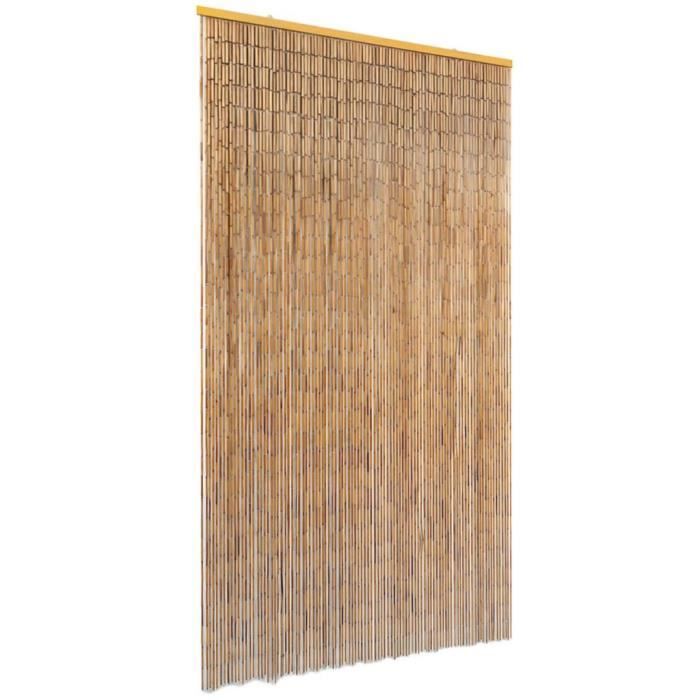 Rideau de Porte en Bambou Contre Insectes 100*200 cm