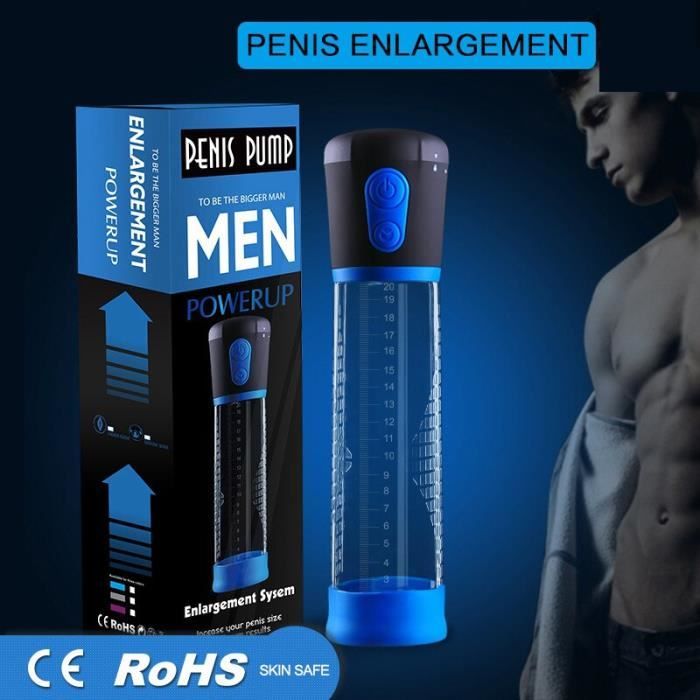 Pompe à pénis sous vide jouets sexuels pour hommes Gays gode agrandissement vibrateur électrique USB Rechargeable - Type Pump A