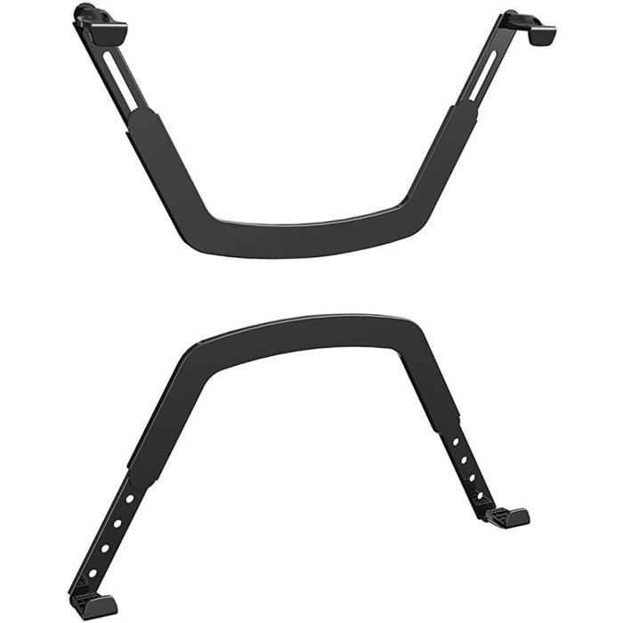 Invision Kit Adaptateur Non-VESA pour Fixation d’écran TV et PC de 17-27- sans Trou de Fixation à l’arrière [Support TV Existant ou