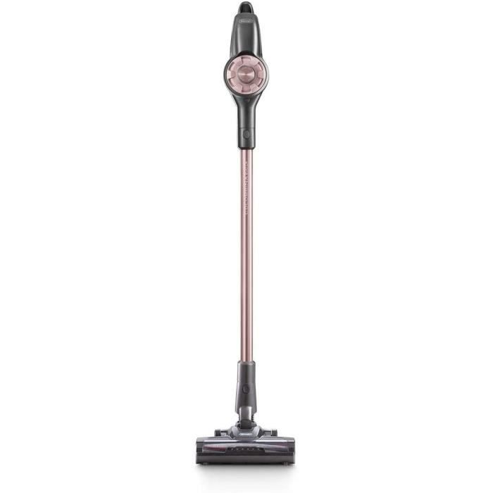 ASPIRATEUR BALAI De'Longhi XLM510.GRG Balai électrique Rechargeable Fil et sans Sac, Rose-Noir, 500 W, 0,6 l207