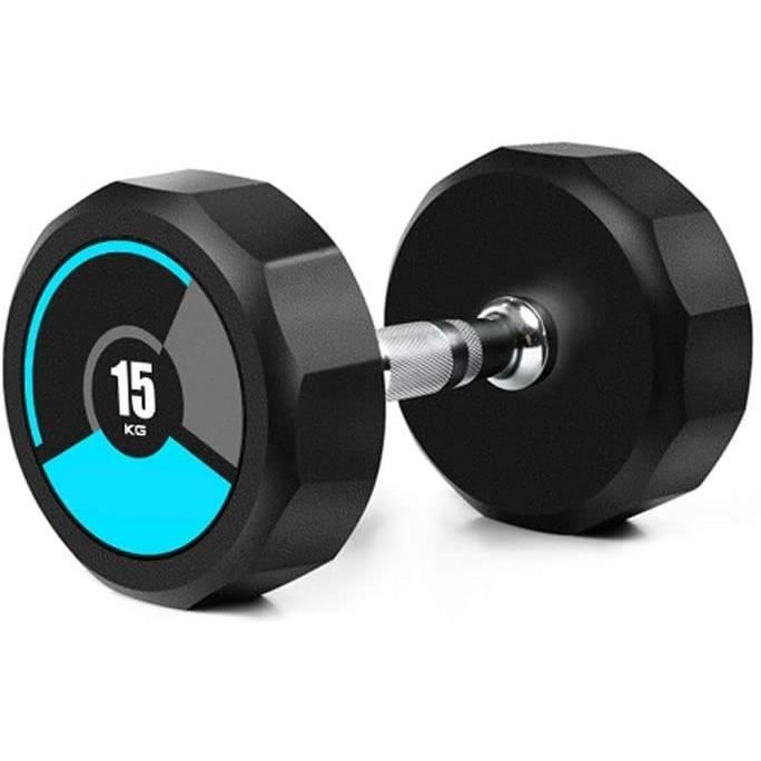 Halteres Haltères simples en acier pur - Grande taille - Poids : 5 kg, 10 kg, 20 kg, 25 gK - Réglables - Pour le b1078