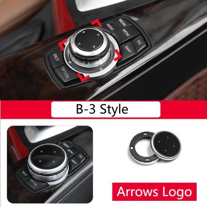 Accessoires auto intérieurs,autocollants avec emblème pour BMW X1 E92 F10 E90 F20 F30 E60 GT F07 X3 f25 X4 f26 X5 - Type B-3 Style