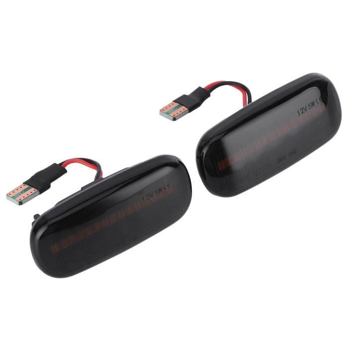 VBESTLIFE modification de voiture 2 pièces LED feu de position latéral voiture garde-boue clignotant lampe pour A3 A4 A6 8P 8E 4F