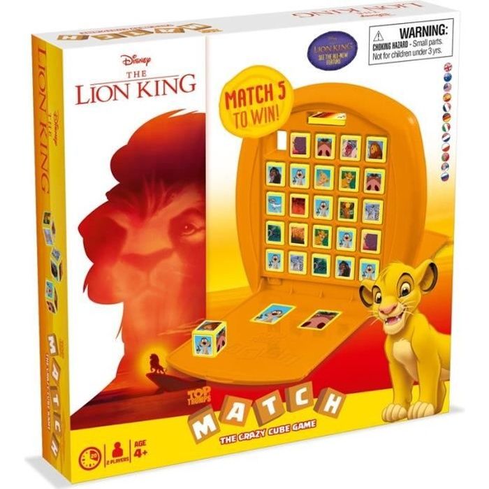 MATCH LE ROI LION - Jeu de société