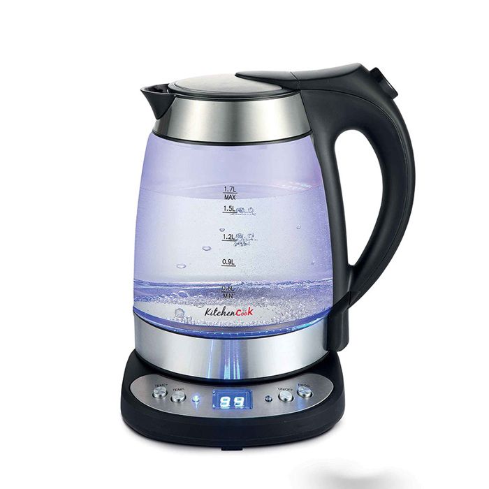 KITCHENCOOK Bouilloire électrique Tea Time 2200W - Transparent