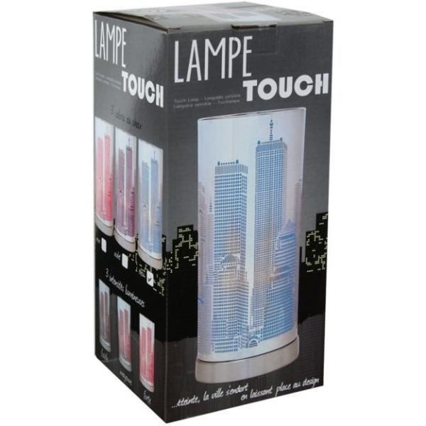 Lampe Touch New-York avec variateur Modele Rose