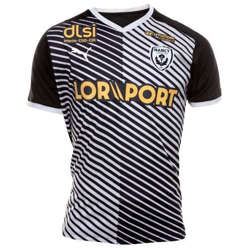 Maillot extérieur AS Nancy 2021/22 - noir/violet pâle - XXL