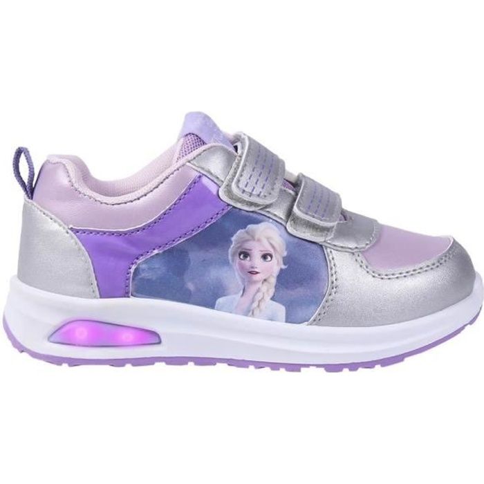 Disney Frozen Basket Fille Chaussures Lumineuse La Reine de Neiges