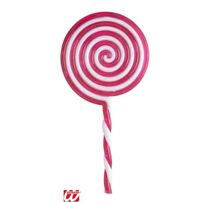 Sucette lollipop rose 22 cm
