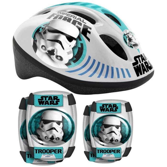 STAR WARS Protections enfant Casque + Coudières/Genouillères