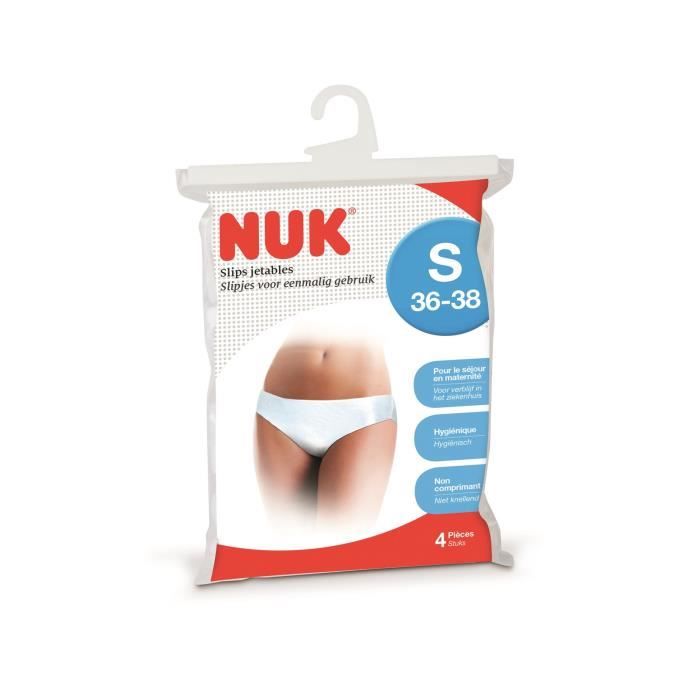 NUK 4 Slips Jetables Taille S
