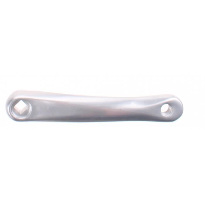 manivelle 170 mm à gauche acier JIS argent chacun