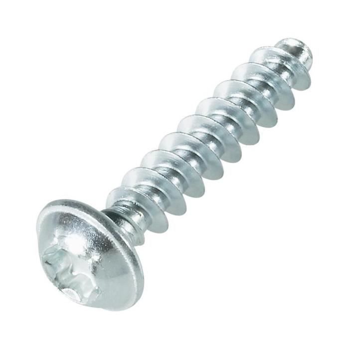 Vis autotaraudeuse TORX pour matière plastique Ø2,2 x 6 mm en acier galvanisé TOOLCRAFT 100 pièces