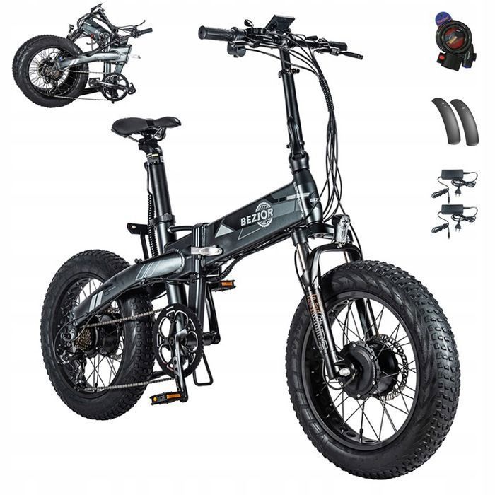 Bezior XF005 EBIKE,1000W 22.4AH 32km/h vélo électrique, cadre M, aluminium, roue 20\