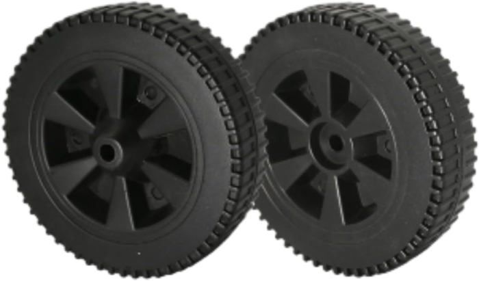 Lot De 2 Roues De Rechange Robustes Et Fiables Pour Votre Barbecue De