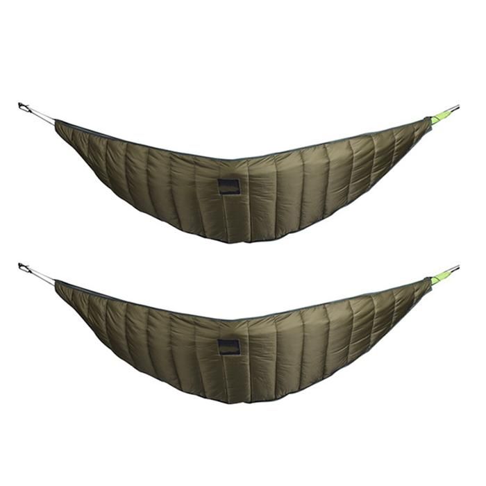 Hamac de camping extérieur en nylon respirant pour 2 personnes - gris