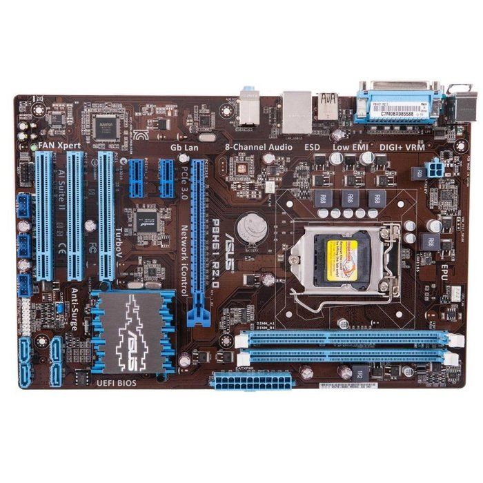 Carte mère ASUS P8H61 R2.0 Intel H61 LGA 1155 2xDDR3 16GB ATX Reconditionné - Asus reconditionné disponible sur Cdiscount Seconde Vie