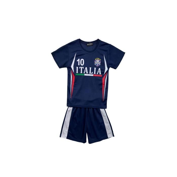 Enfant Nom Numéro Maillot De Foot Personnalisé Enfant 2024 - Avec Nom Et Numéro - Ensemble Short Et Chaussettes Optionnel Tenue Sport Complète