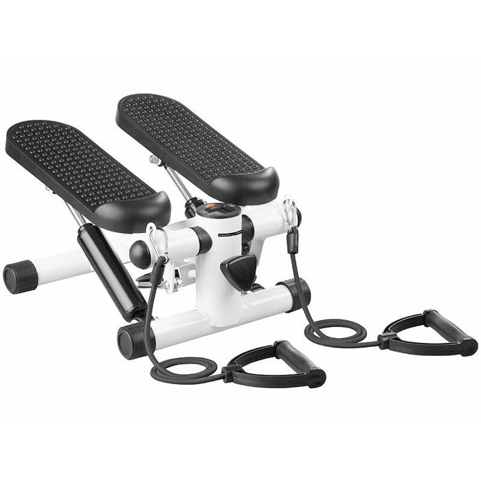 Mini Stepper pour Exercices, Machine Stepper Aérobie avec Moniteur LCD, Stepper de Fitness Silencieux - Sport