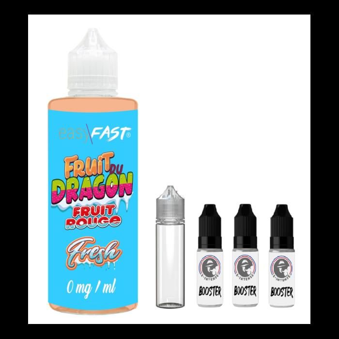 E liquide Fruit du Dragon - fruits rouges - fresh - 230 ml - 03mg -  EASY/FAST