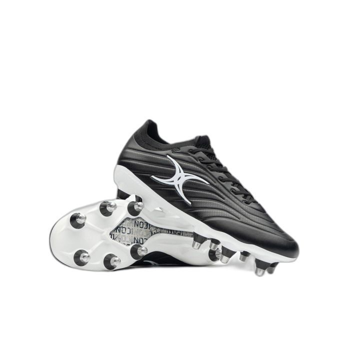 Chaussures de rugby Gilbert PWR X 8S V2 SG - noir Chaussures de rugby Gilbert PWR X 8S V2 SG - noir