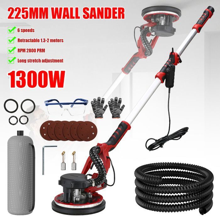 Ponceuse Girafe 13000W - 225mm/2800RPM - Ponceuse plafond - Ponceuse