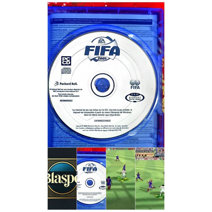 Ea Sports Fifa 2001 – PC – Cd Seul Sans Boîtier – Jeu De Football