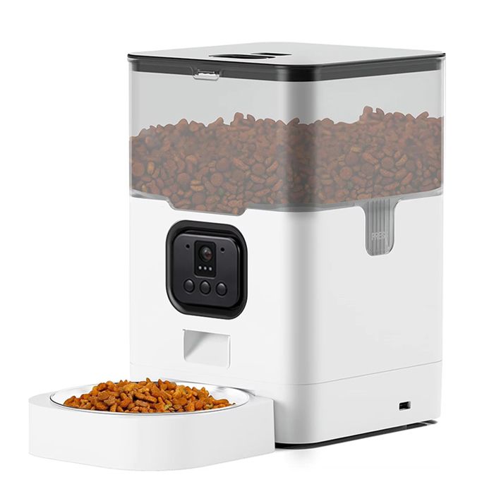 Distributeur automatique de nourriture pour animaux avec caméra - Phoesky - 4 litres - Vision nocturne Distributeur automatique de nourriture pour animaux avec caméra - Phoesky - 4 litres - Vision nocturne